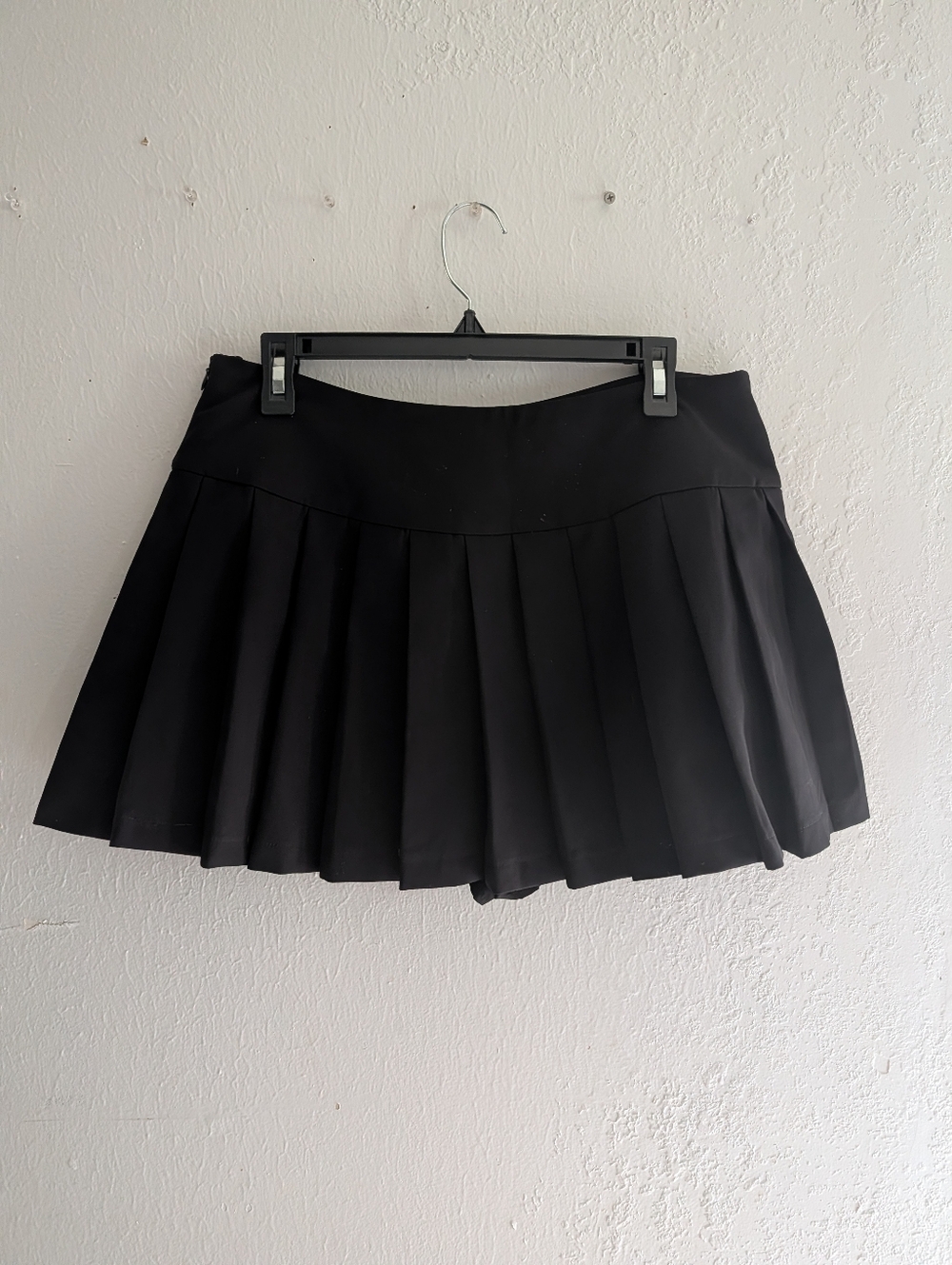 Black Pleated Women's Skort